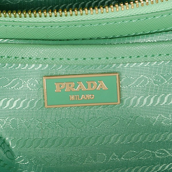 2014 Prada saffiano calfskin tote BN2245 light green